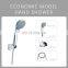 Fast Delivery Bathroom Plastic Round Single Functional High Quality Hand Shower