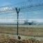 Hot Dipped Galvanized Steel Fencing Trellis & Gates Airport Fence Rails Not Coated Steel