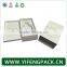 custom cardboard white large rigid paper gift boxes with eva insert