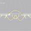 Nordic Gold Black minimalist creative personality pendent lights modern hanging
