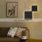 Minimalist Black Square Backlit Wall Lamp LED Modern Interior Decoration Wall Lights For Home