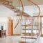 Custom Spiral Stairs Modern Interior Glass Railing Staircase