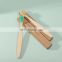 China Factory soft  eco-friendly low carbon  bamboo toothbrush with custom package