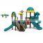 Promotion commercial equipment plastic slides for kids preschool playground toys