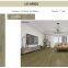 GKBM LS-M001 Green Fire Retardant Noise Prevention Unilin Click Oak Burlywood Wood Grain SPC Flooring