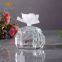 Modern Luxury Handmade Apple shape Crystal Glass Sundries Jewelry Oud Chocolate Unique Candy Jar