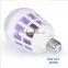 Electric LED Mosquito Killer Lamp Bulb Pest Lighting Control Bug Zappers Bulb