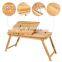 Bamboo Laptop Desk Board With Desk Drawer New Design Adjustable Bamboo Laptop Holder Desk