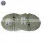 3/8" Square Hole Galvanized Steel Damper Blade Disc for Heavy Duty Take-off