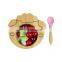 Bamboo baby bowl suction All-Natural Bamboo Baby Food bowl Stays Cool to the Touch for Baby-Led Weaning