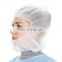 Factory supply Disposable face hood cover pp non-woven disposable space caps used in Hospital Food Industry