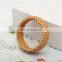 Hot Sale  braided rattan bangle bracelets blanks charms findings High Quality cheap wholesale
