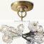Modern Crystal Molecular Chandelier ceiling Lighting Fixture for Living Room Bedroom Dining Room kitchen island Foyer Lobby
