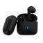 Fones de ouvido TWS mini sem fio Bluetooth 5.0 com controle tátil handsfree e caixa de couro