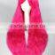 cheap wholesale long curly 70cm rose pink cosplay Lolita synthetic women party wig