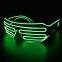 Christmas Decoration LED Flashing Shutter Glasses Glow in Dark LED Light up Glasses