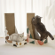 MeowLove Hot sales scratcher cat play toy corrugated cardboard cat scratcher cat cardboard