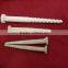 Ceramic heater bobbin element