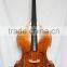 3/4 fully solid round top handmade carved double bass/upright bass