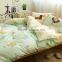 Northern Europe Design reactive printed satin bedding set 100% cotton simple bedding set