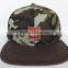 wholesale custom camo sanpback caps hats with embroidery logo
