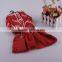 Wholesale Korean Fashion Woman Checked Plaid Embroidery Design Tassel Wide Voile Cotton Scarf