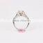 Custom 925 Sterling Silver Engagemet Ring With AAA Zircon Prong Setting 2016