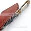 Damascus steel Kentucky Skinner knife with camel bone Handle