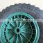 plastic rim pu foam wheel, flat free tire 4.80/4.00-8