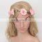 Candy color rose baby headwear children hair accessories flower headband