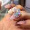 Good quality Japanese nail art decoation glitter empty glass nail ball