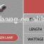 halogen bulb J118MM, 240v,500w,R7S