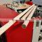 MC9202 Broom stick making machine for round wood stick / fast speed wooden pole machine 8-25m/min