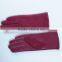 Thinsulate Wearproof Brown Color Girls Wool Gloves for Spring Use