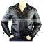 Golden Buttons Motorcycle Men Leather Custom Man Jackets