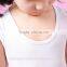 wholesale price new model cheap girl dress kid White color with sleeveless fashion summer girls dress