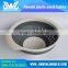 Multi-function silicone collapsible food strainer, collapsible colander