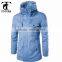 2016 Newest wholesale winter plain blue camel mens high neck varsity jacket