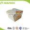 Disposable white plain paper fast food packaging box