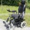 hospital medical comfortable unfolded electric wheel chair with footrest