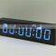 3 inch 6 digit led wall mounted digital clock