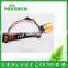 LED Hunting Light CRE E XM-L T6 LED Focus Headlight Headlamp 2000LM Zoomable Adjustable Light for Camping Hiking + Car Charger