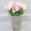 New high quality nature touch Artificial Flowers Home Decoration Garden Decoration Cheap China single Tulip fabric flower