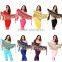 2016 3 Rows Belly Dance Hip Scarves Belly Dancing Waist Chain Hip Scarf Belts 8 Colors with 328 Coins