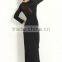 Black Mesh Accents Long Sleeves Evening Dress for Party Girl