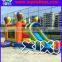 Commercial inflatable bouncer slide combo for kids, inflatable playground with ball pit