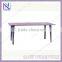 wooden four legs dining table furniture living room design
