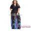Nautical Navy Blue Stripe Print Strapless kaftan maxi dress wholesale