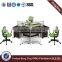 Modern Office Partition Modular Workstation With Metal Legs HX-PT003