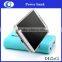 dual usb output portable power bank with mobile holder